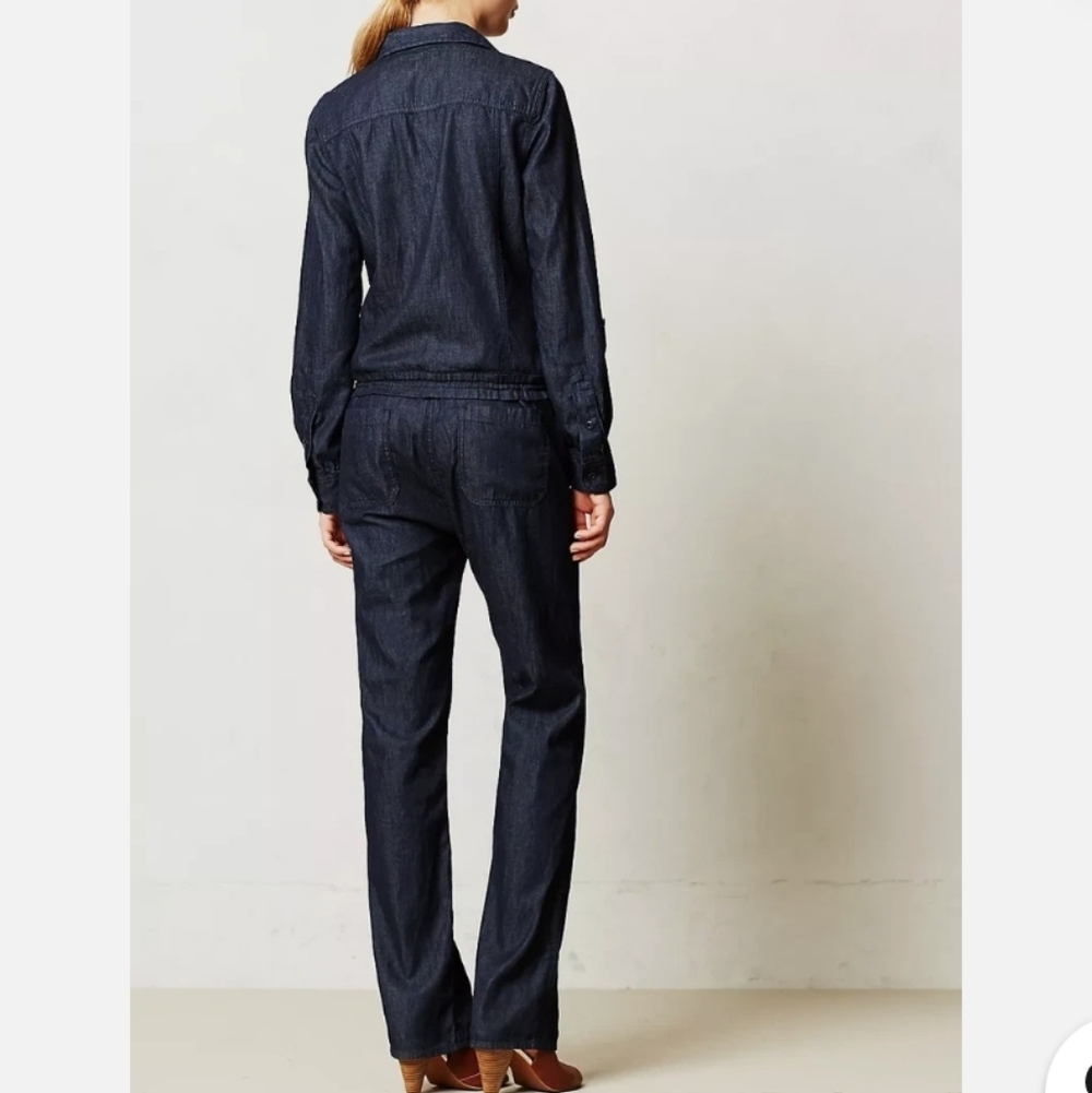 Citizens Of Humanity Dark Indigo Denim Jumpsuit - Picture 2 of 6